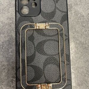 Luxury Black and Gold Phone Case Fits an iPhone 12